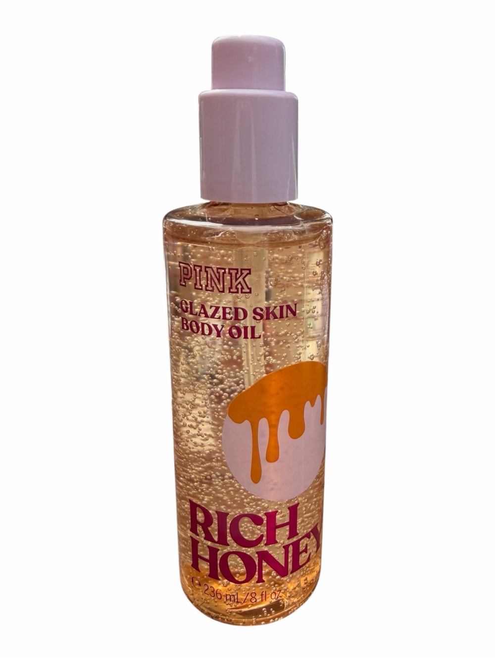 PINK by Victoria’s Secret Rich Honey Glazed Skin Body Oil | 8 fl oz | New